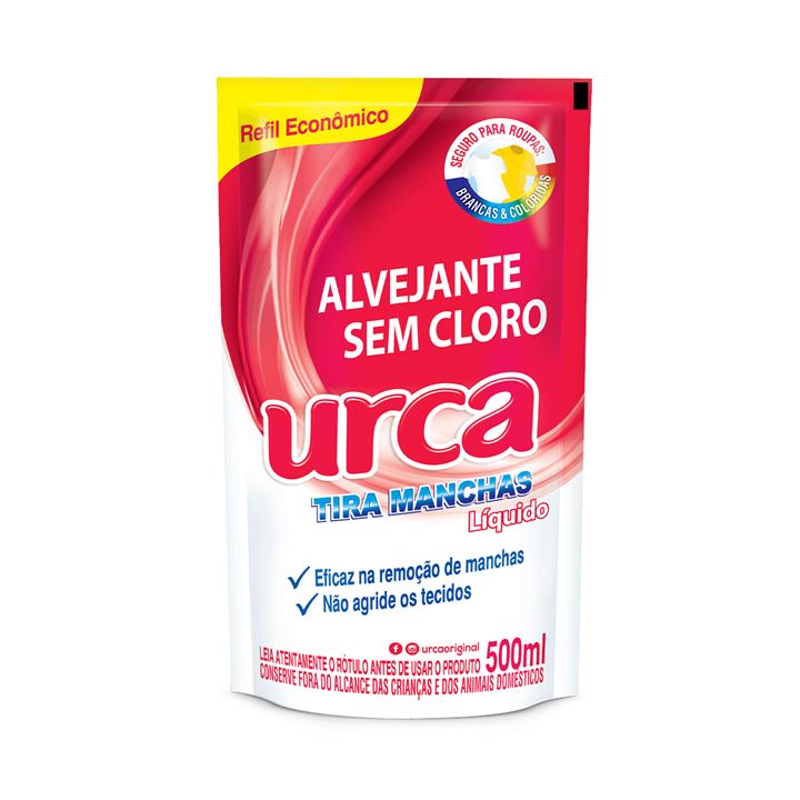 Alvejante Tira Manchas Urca Maxx Sem Cloro Refil 500ml