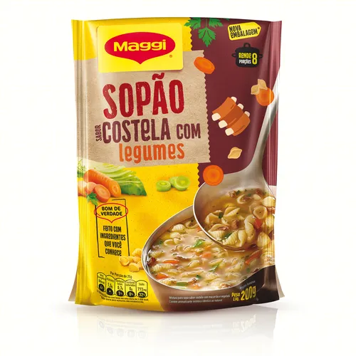 Sopo Costela Com Legumes Maggi 200g