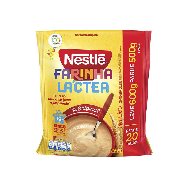 Nestl Farinha Lctea Nestle 600g