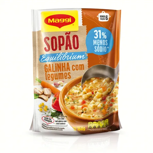 Sopo Galinha Com Legumes Maggi Equilibrium 150g