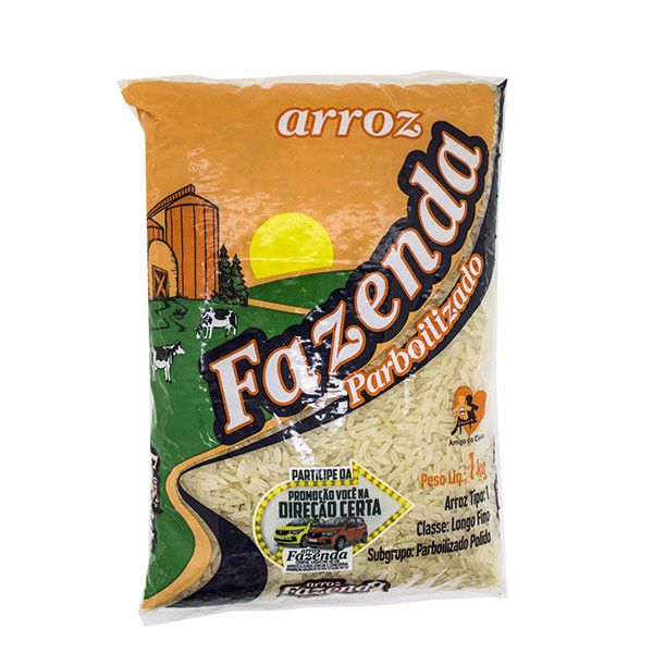 Fazenda Arroz 1kg Parboilizado