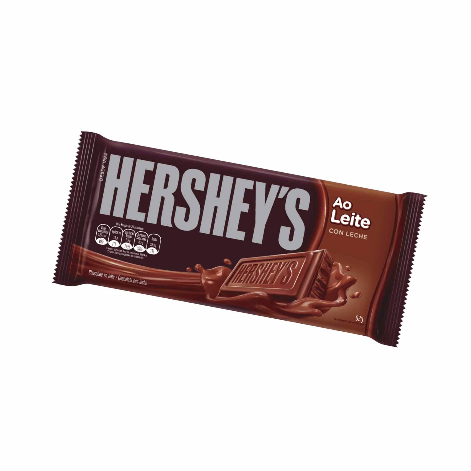 Hersheys Tableta De Chocolate Con Leche 92 G