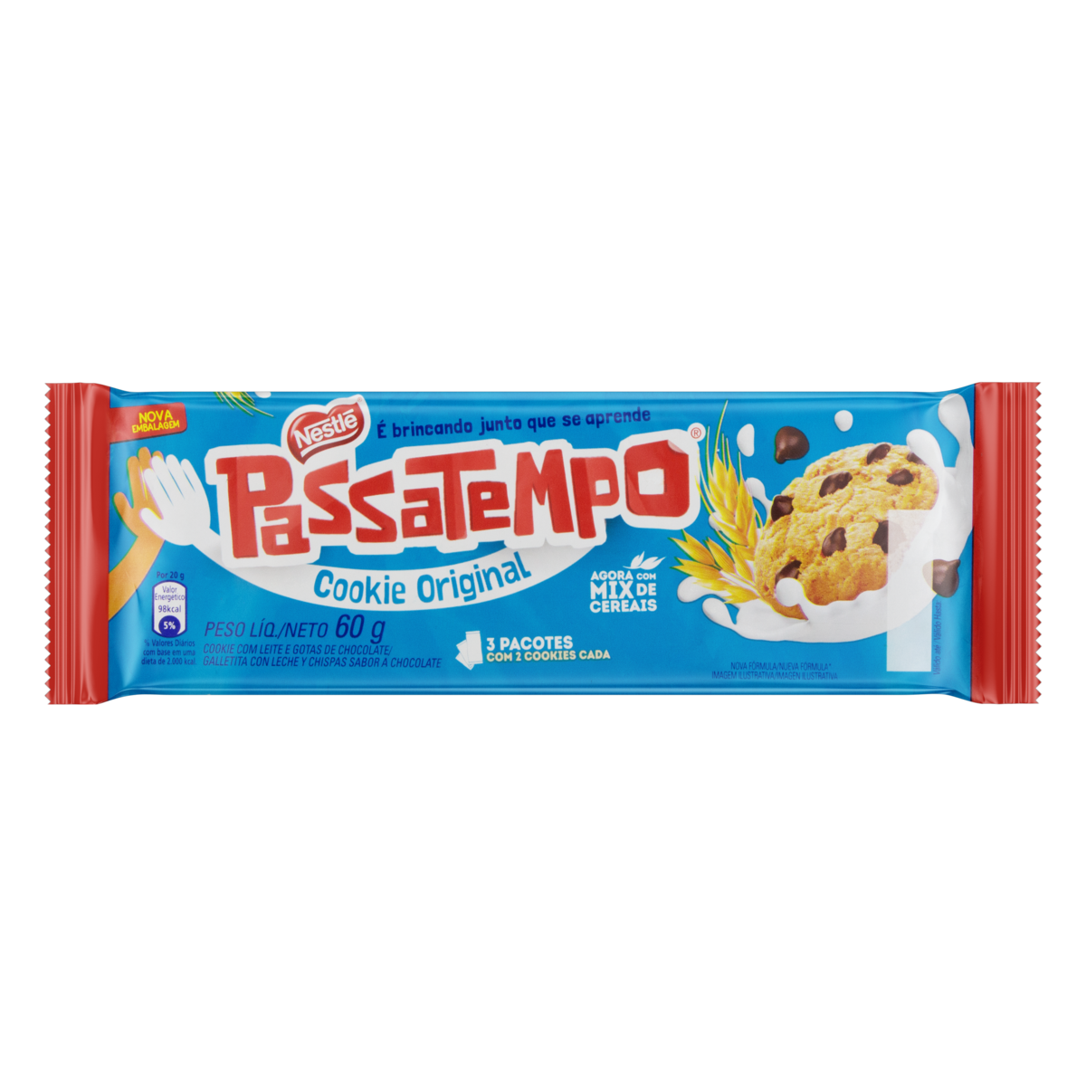 Nestl Biscoito Passatempo Cookie Original 60g