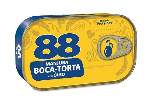 88 Sardinha Manjuba Boca Torta 125g Oleo