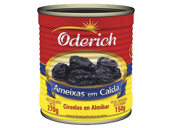 Oderich Ameixa Em Calda Lata 150g