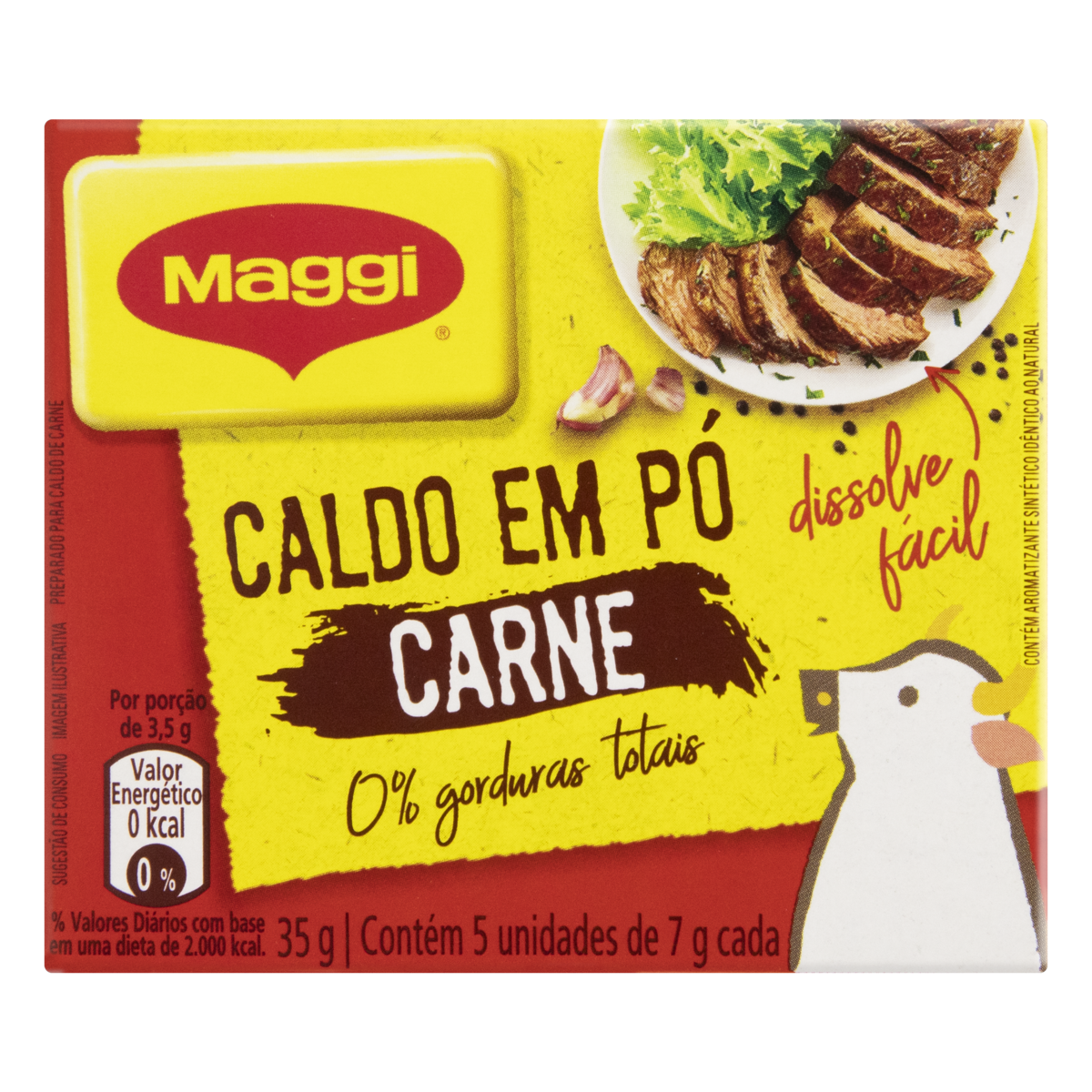 Maggi Caldo Em Po De Carne 35g