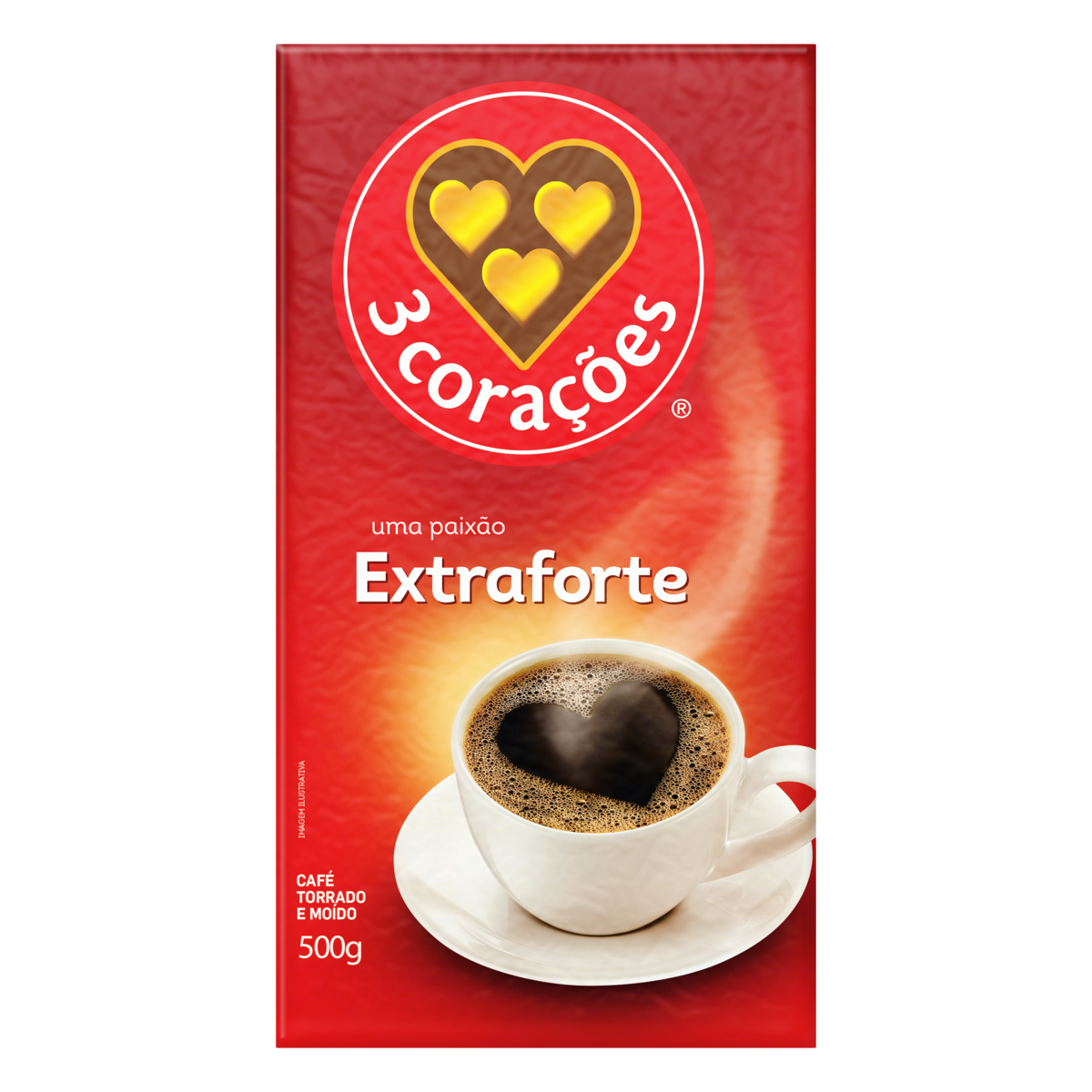 3 Coraes Caf Extra Forte 500g Vcuo