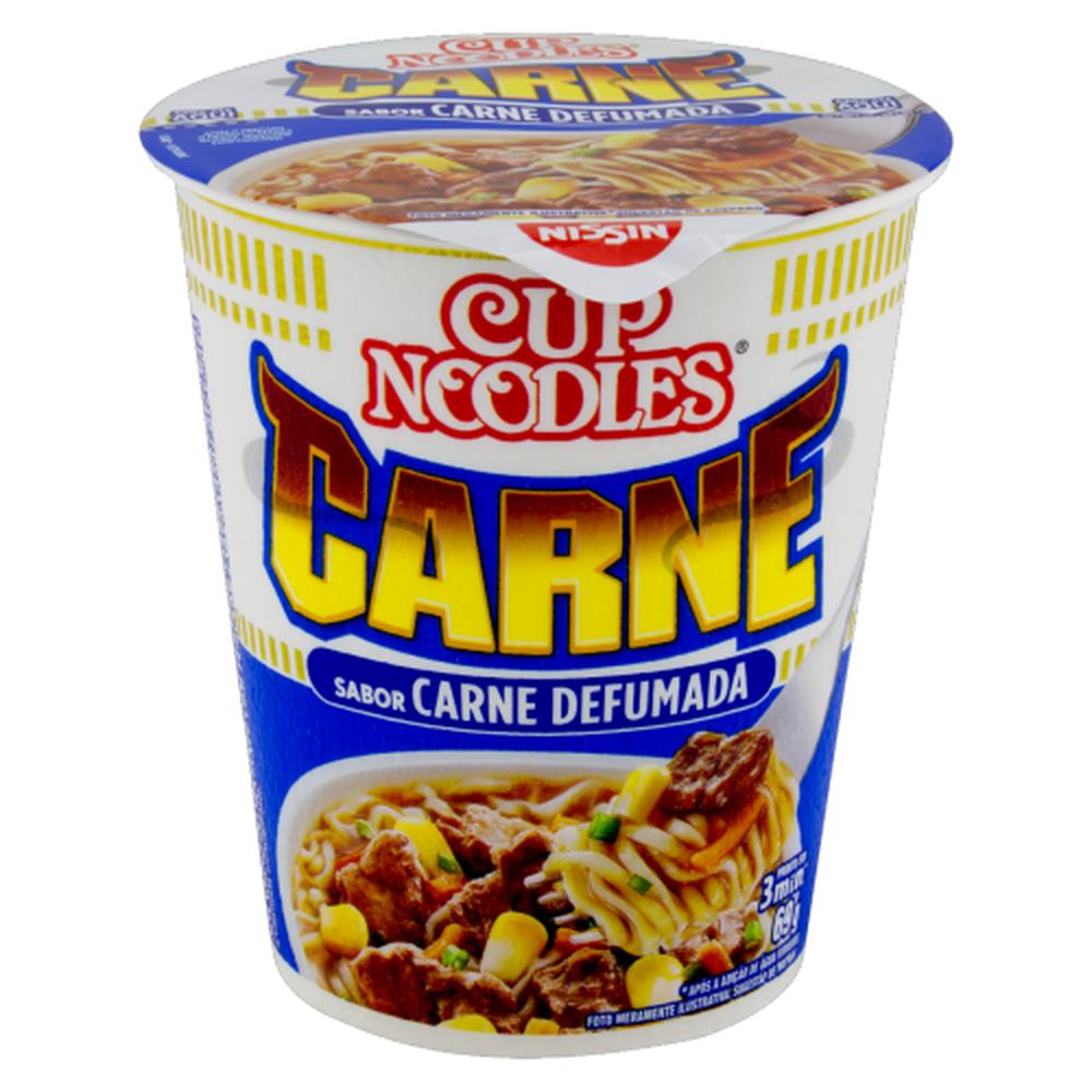 Nissin Cup Noodles Carne Defumada 69g