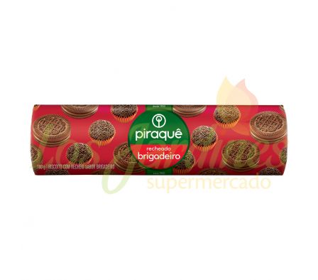 Biscoito Piraque Recheado 160g Brigadeiro