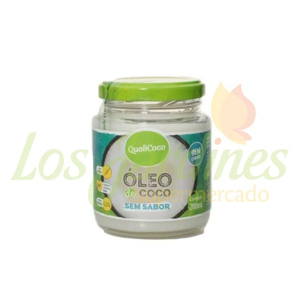 Sin Marca Aceite De Coco Qualicoco Sabor 200 Ml