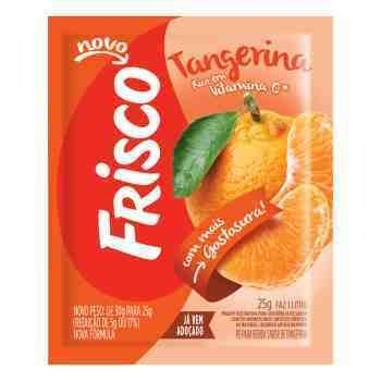 Refresco Em P Tangerina Frisco Pacote 25g