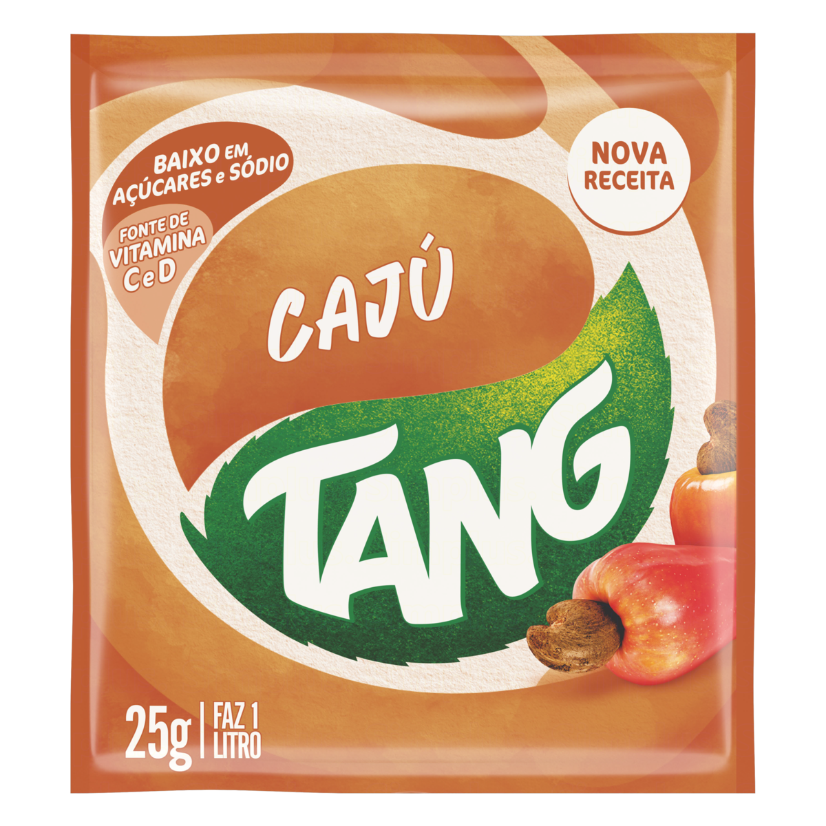 Tang Refresco Em P Caju Pacote 25g