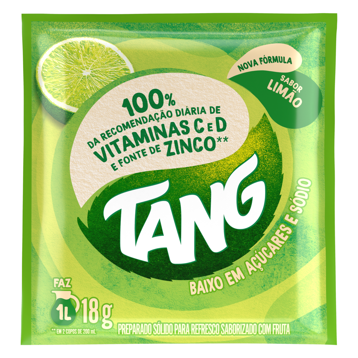 Refresco Em P Limo Tang Pacote 25g