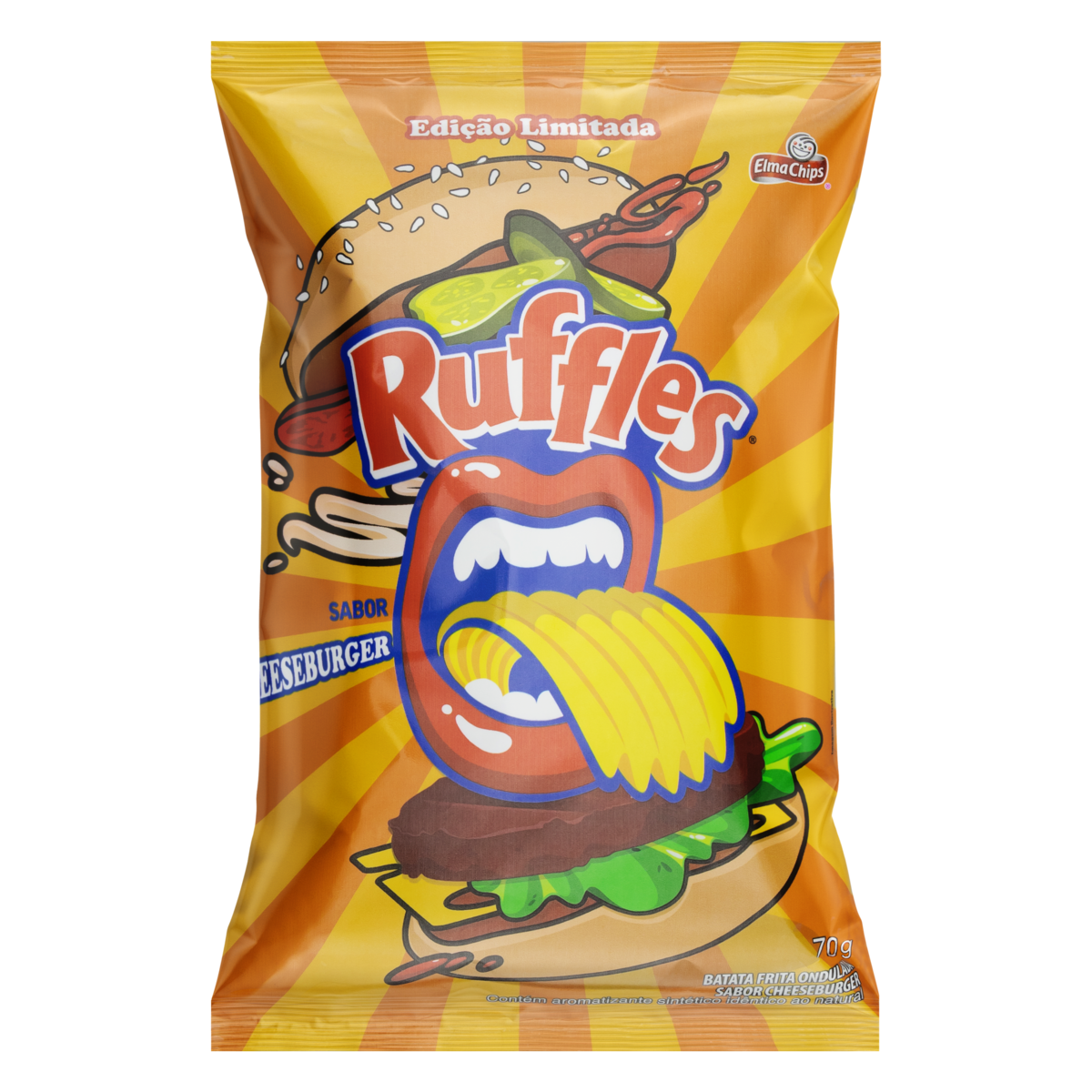 Ruffles Salgadinho Batata Cheeseburger