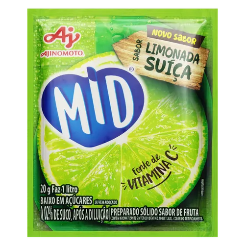 Refresco Em P Limonada Sua Mid Pacote 20g