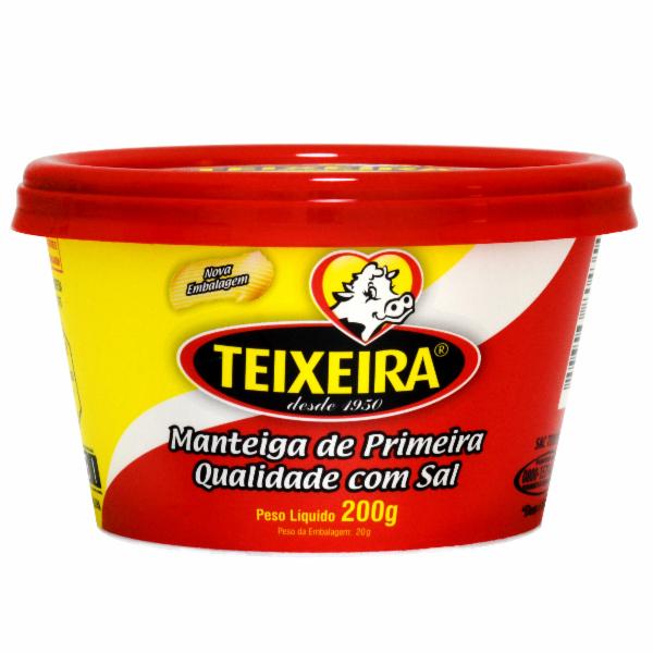 Manteiga Teixeira Com Sal Pote 200g