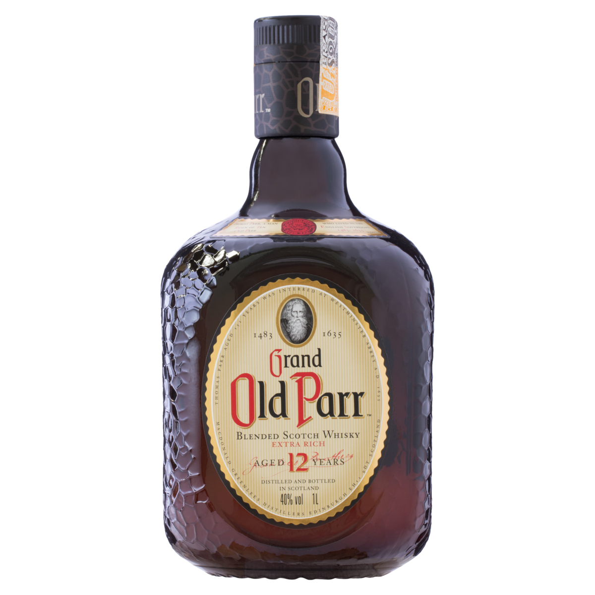 Old Parr Grand Blended Scotch Whisky, 12 Years 40% Vol., 1 L