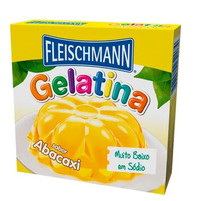 Gelatina P Abacaxi Fleischmann Caixa 20g