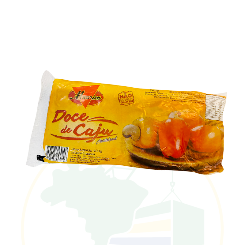 Doce De Caju Cristalizado - MEARIM - 400g