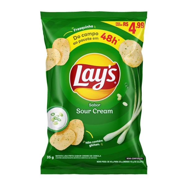 Lays Batata Sour Cream 35g