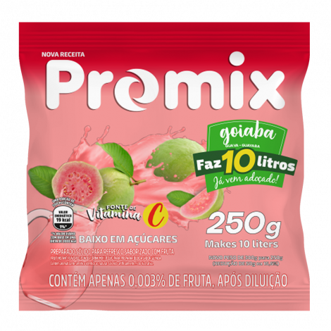 Promix Refresco Em Po Goiaba 250g