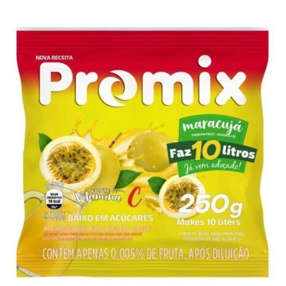 Promix Refresco Em Po Maracuja 250g