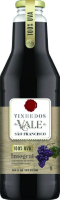 So Francisco Suco De Uva Tinto 100% Integral Vinhedos Do Vale Do Vidro 1l