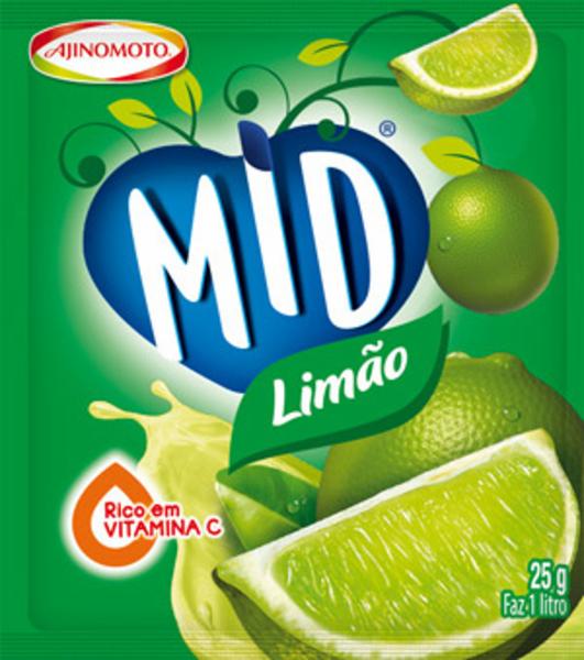 Mid Refresco Em P Limo Pacote 25g