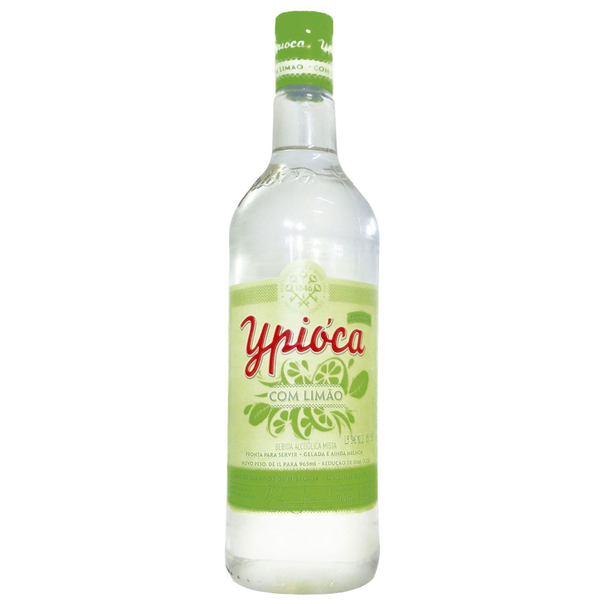 Cachaca De Minas Cachaa Ypioca 965ml Com Limo