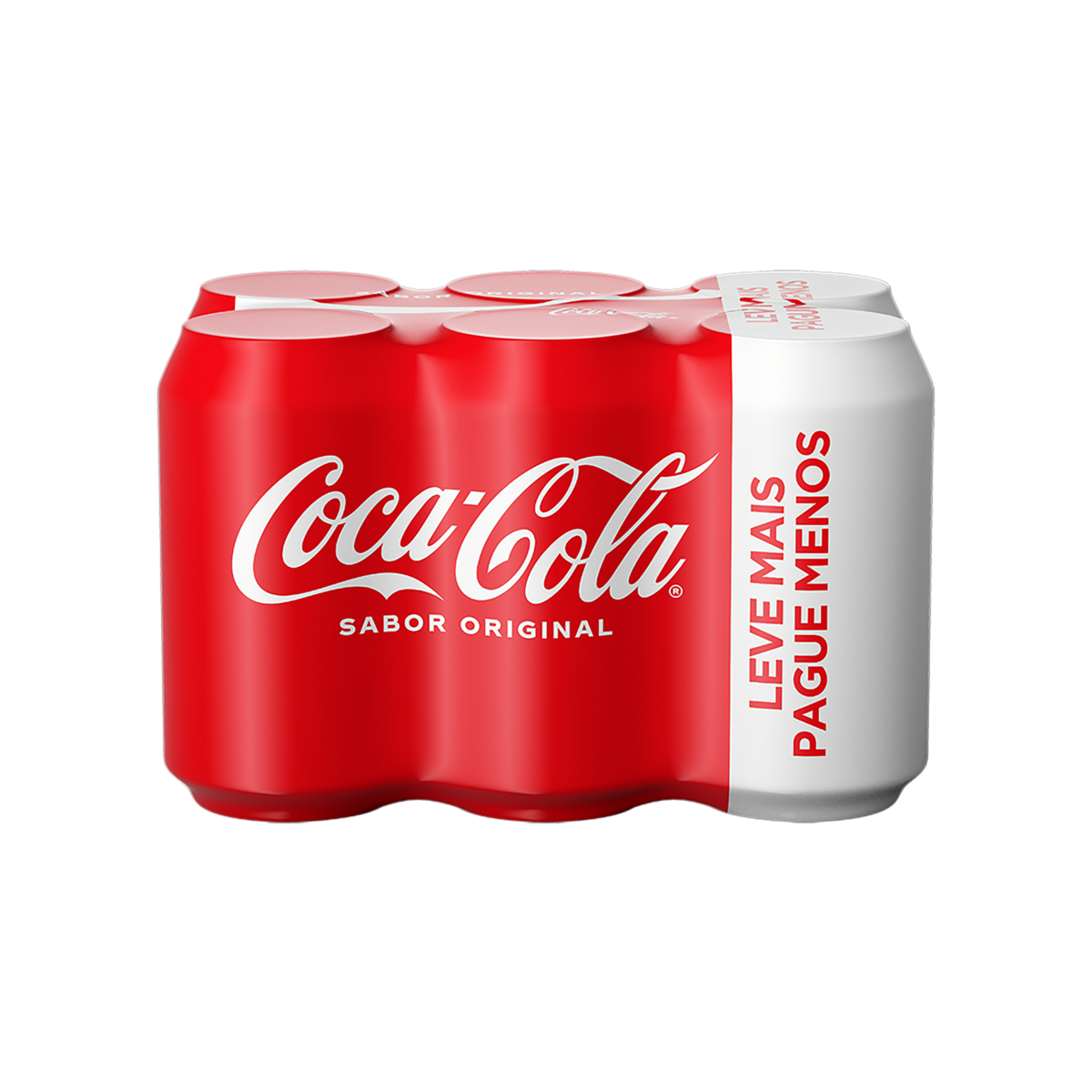 Coca-Cola Refrigerante Lata 350ml Pack 6UN