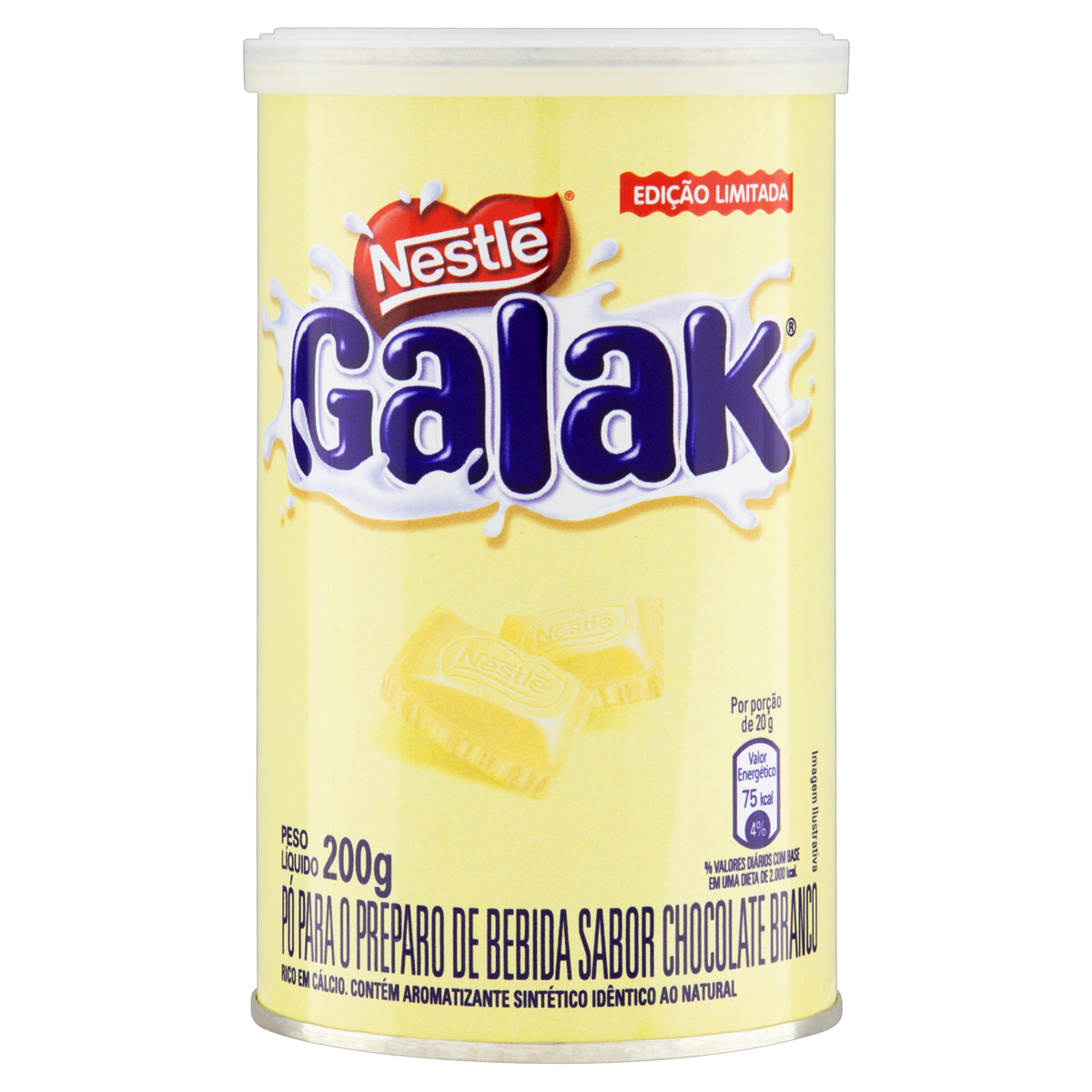 P Para Preparo De Bebida Galak Nestl Lata 200g