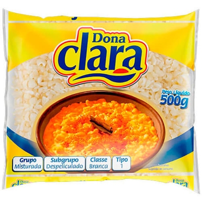 Dona Clara Canjica De Milho Branco 500g