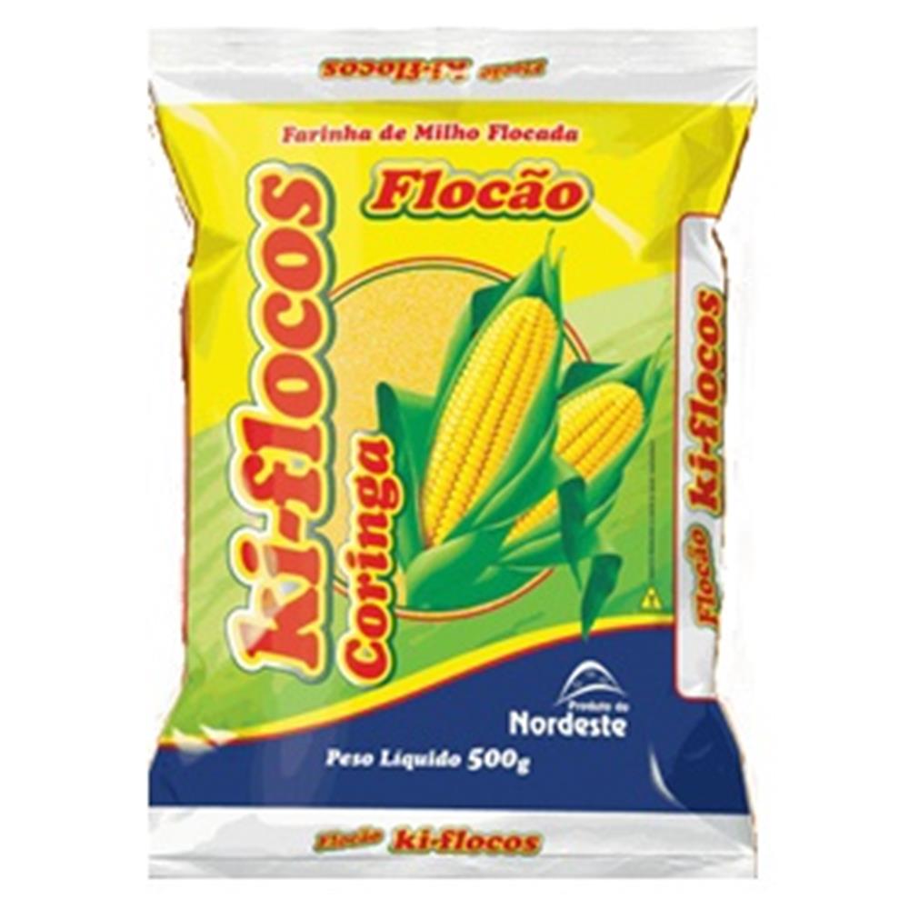 Coringa Floco De Milho Ki-flocos Pacote 500g