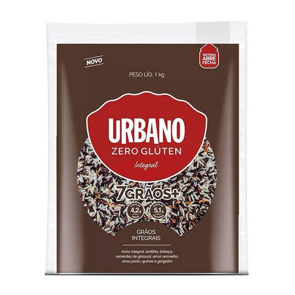 Urbano Arroz Integral 7 Graos 1kg