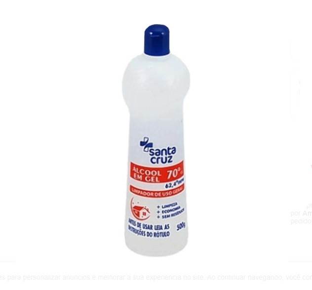 Santa Cruz Alcool Gel 70 500g