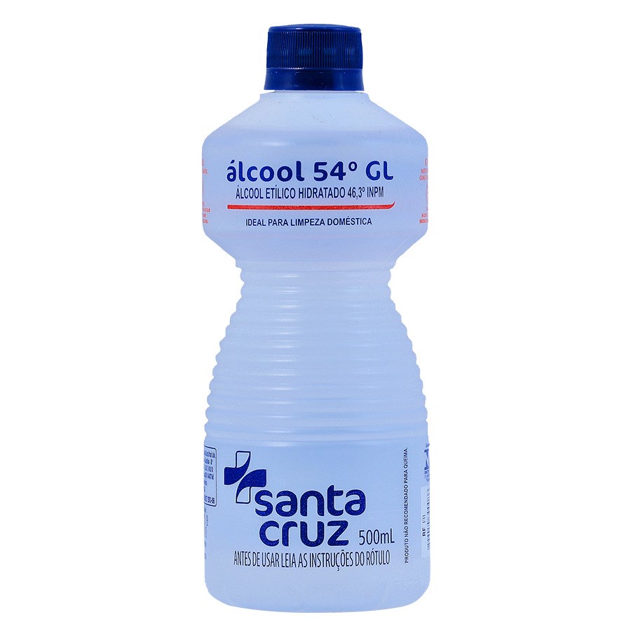 Sta Cruz Alcool Santa 500ml 54 Gl