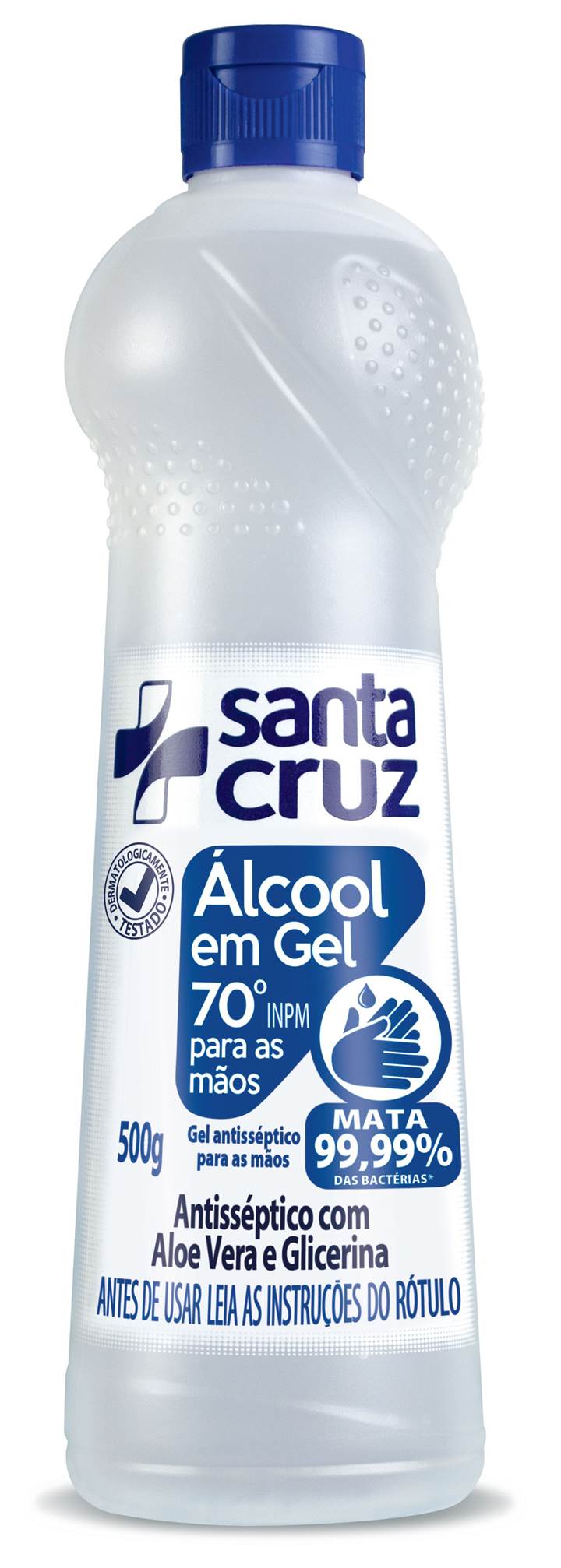 Alcool Santa Cruz Gel Antisseptico 70 500g