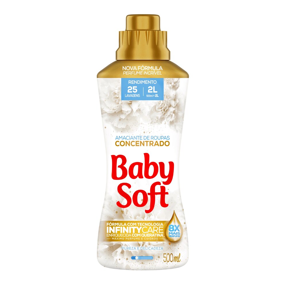 Baby Soft Amaciante Concentrado Toque De Cuidado 500ml