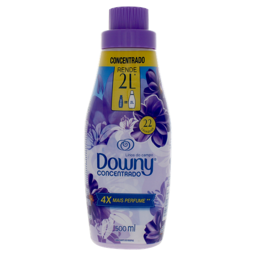 Downy Amaciante De Roupas Concentrado Lrio Do Campo 500ml