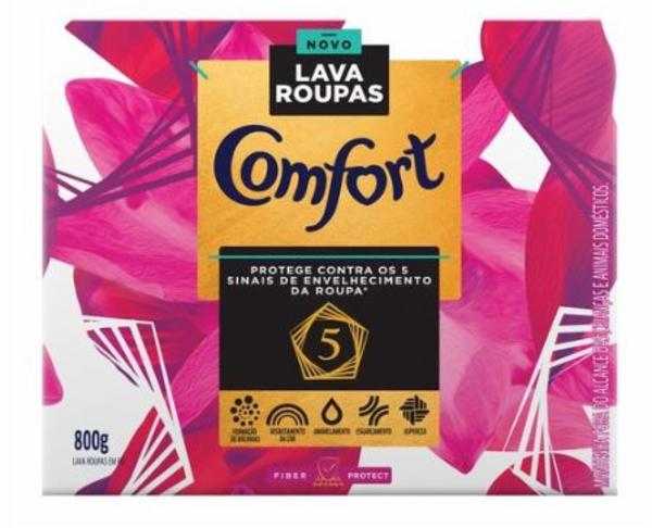 Comfort Lava Roupas Em P Caixa 800g Fiber Protect