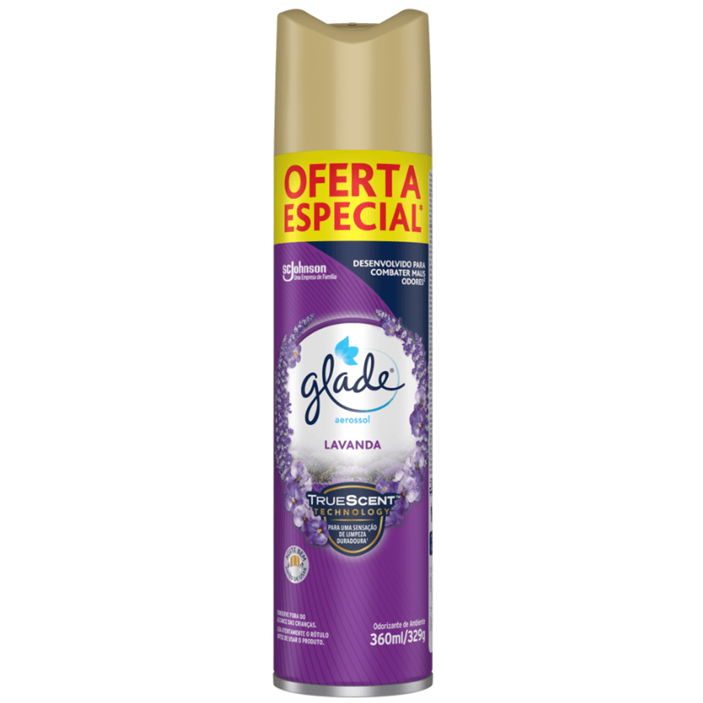 Glade Desodorante Aerossol Toque De Frescor Lavanda 360ml