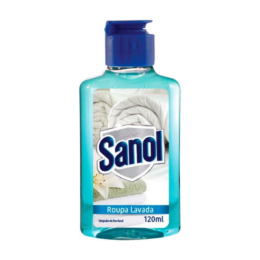 Sanol Limpador Aromatizador De Superfcie Roupa Lavada 120ml