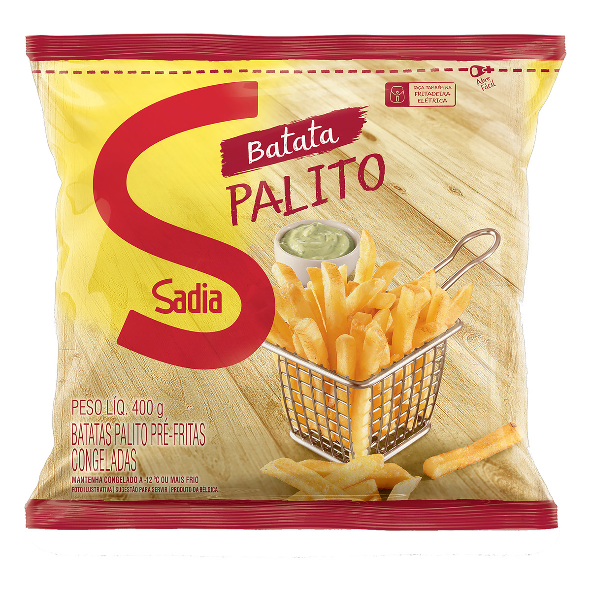 Batata Pr-frita Palito Congelada Sadia Pacote 400g