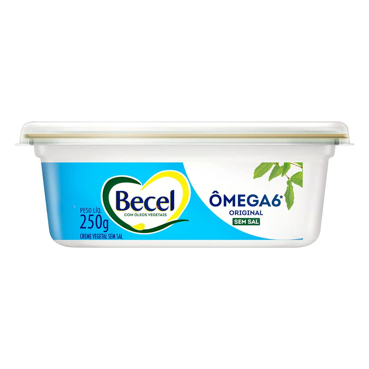 Becel Creme Vegetal 250g Sem Sal