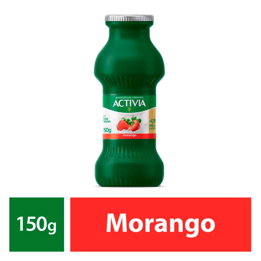 Activia Leite Fermentado Morango 150g