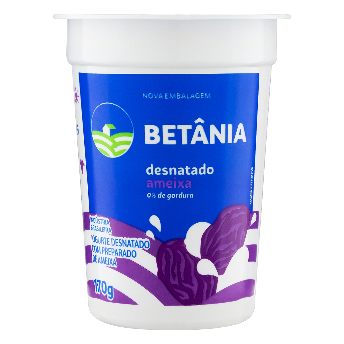 Betnia Iogurte Desnatado Ameixa Copo 170g