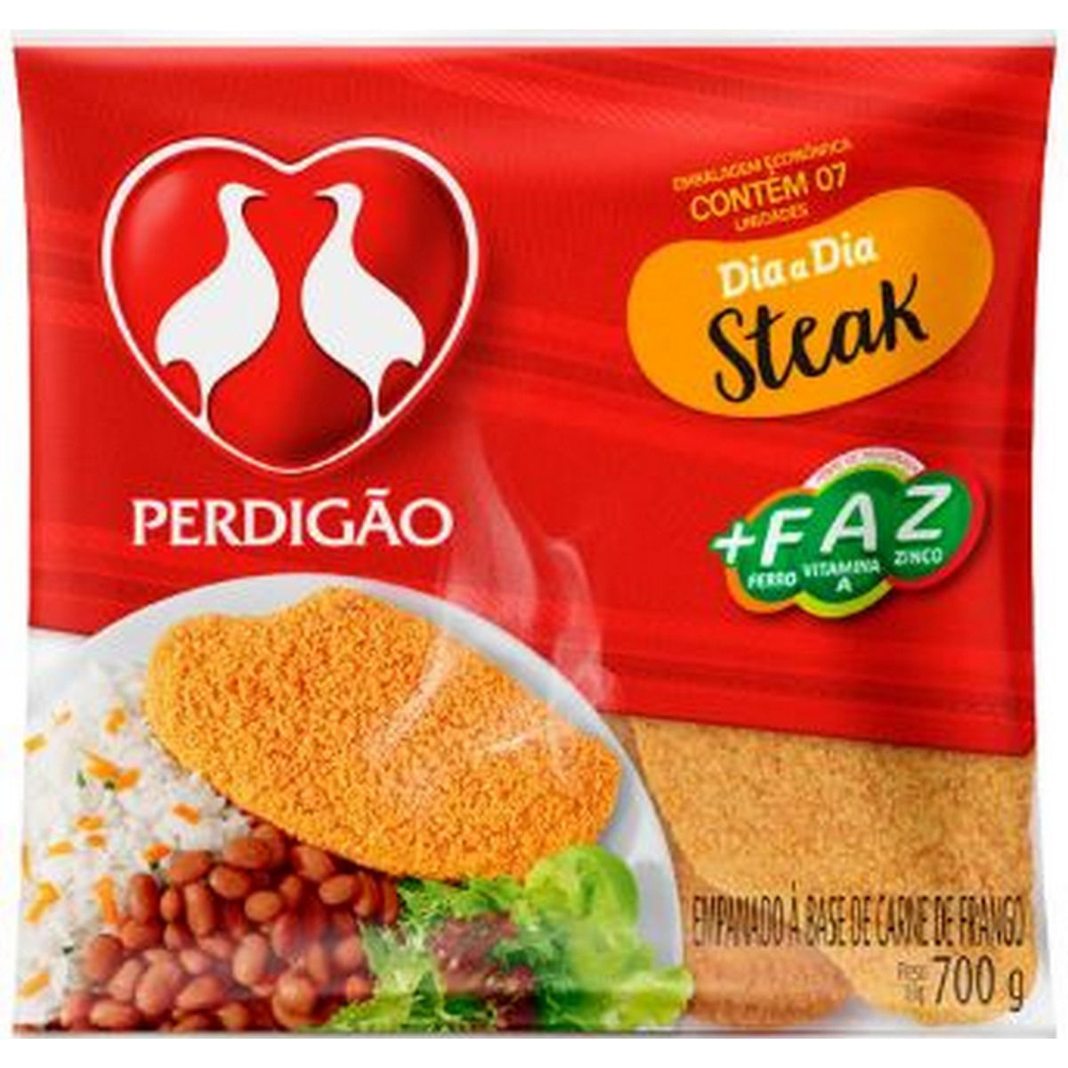 Perdigao Steak De Frango Perdigo 700g