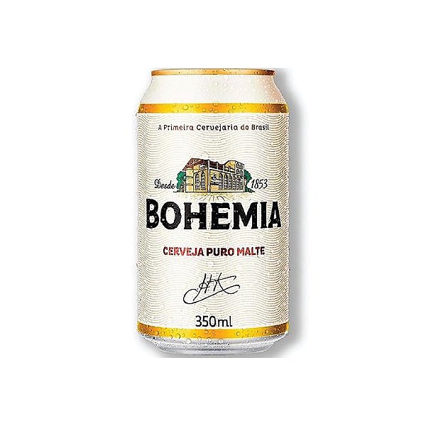 Bohemia Cerveja Puro Malte Lata 350ml