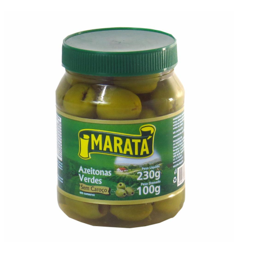 Azeitonas Verde Int. Marata Pote 220gr