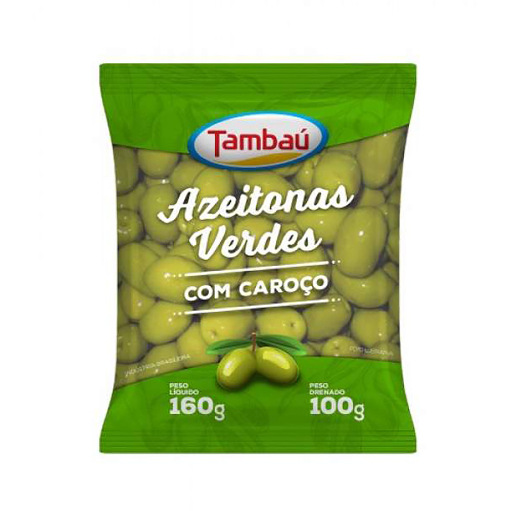 Tambau Azeitona Verde Inteira Pouch 100 G